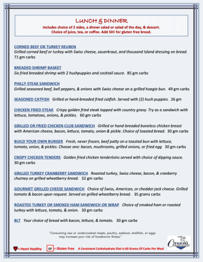 Menu 2. Gyv Lunch Dinner Page 1 May 15 2023 1